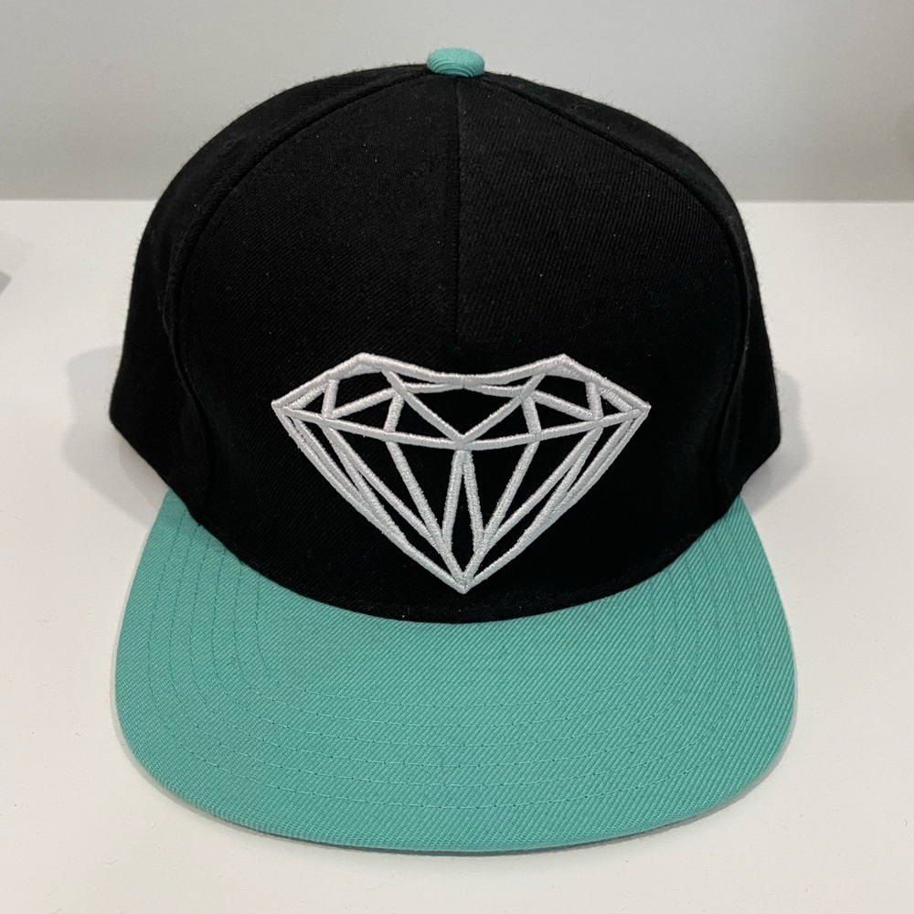 Diamond supply co teal snapback 2010 RARE!